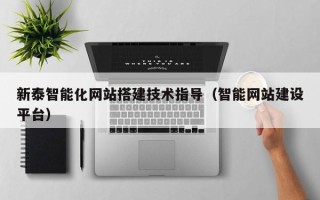 宿迁新泰智能化网站搭建技术指导（智能网站建设平台）